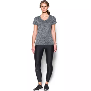 Dámske funkčné tričko Under Armour Tech SSV Twist - Black