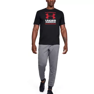 Pánske tričko Under Armour GL Foundation SS T - Charcoal Medium Heather/Graphite/Black