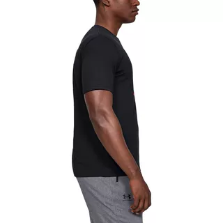 Pánske tričko Under Armour GL Foundation SS T - Charcoal Medium Heather/Graphite/Black