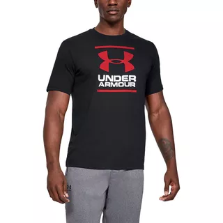 Pánske tričko Under Armour GL Foundation SS T - Charcoal Medium Heather/Graphite/Black