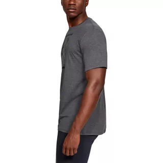 Pánske tričko Under Armour GL Foundation SS T - Charcoal Medium Heather/Graphite/Black