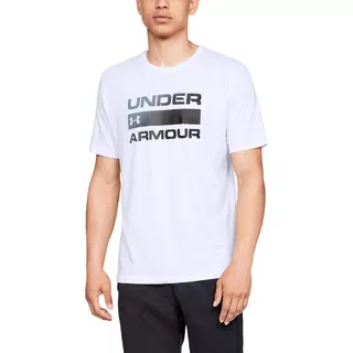 Pánske tričko Under Armour Team Issue Wordmark SS - White