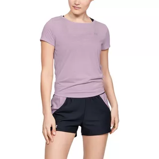 Dámske tričko Under Armour Whisperlight SS - Pink Fog - Pink Fog