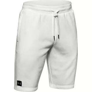 Pánske kraťasy Under Armour Rival Fleece Short - Onyx White