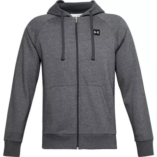 Pánska mikina Under Armour Rival Fleece FZ Hoodie - Black