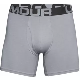 Boxerky Under Armour Charged Cotton 6in 3ks - Black