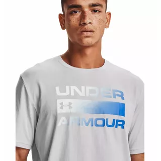 Pánske tričko Under Armour Team Issue Wordmark SS - White
