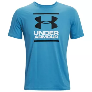 Pánske tričko Under Armour GL Foundation SS T - Charcoal Medium Heather/Graphite/Black