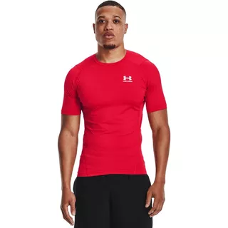 Pánske kompresné tričko Under Armour HG Armour Comp SS - Red