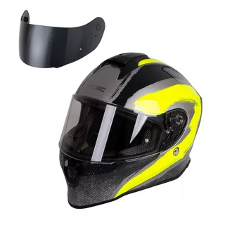 Moto prilba W-TEC Integra Graphic - 2. akosť - Black-Green