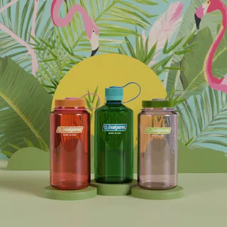 Outdoorová fľaša NALGENE Wide Mouth Sustain 1l - Trout Green 32 NM