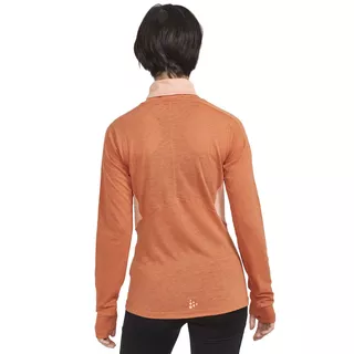 Dámske merino tričko CRAFT ADV SubZ Wool LS 2 W - oranžová