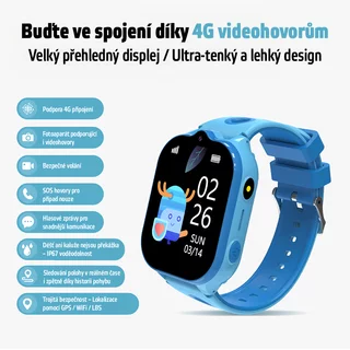 Detské inteligenté hodinky s GPS inSPORTline Melino