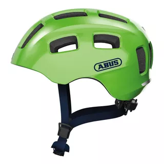 Detská cyklo prilba Abus Youn-I 2.0 - Pearl White - Sparkling Green