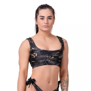 Dámsky plavkový top Nebbia Miami Sporty Bralette 554 - Volcanic Black - Volcanic Black