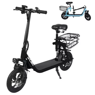 Elektrická kolobežka W-TEC Billar II 500W 12" - 2. akosť - červená - čierna