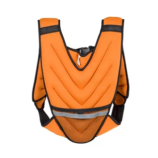 Záťažová vesta inSPORTline Klaper 5 kg - maskáčová šedá - oranžová