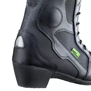 Dámske kožené moto topánky W-TEC Jartalia - čierna