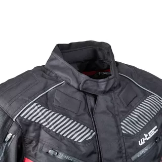 Pánska moto bunda W-TEC Kamicer - čierno-šedá