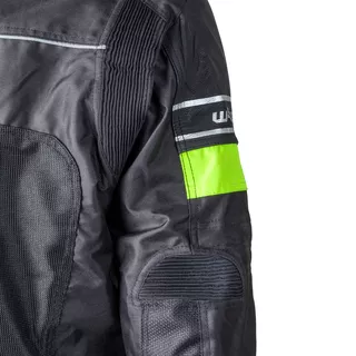 Pánska moto bunda W-TEC Meltsch NF-2301 - 2. akosť - neon zelená-čierna
