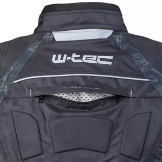 Pánska moto bunda W-TEC Kamicer - čierno-šedá