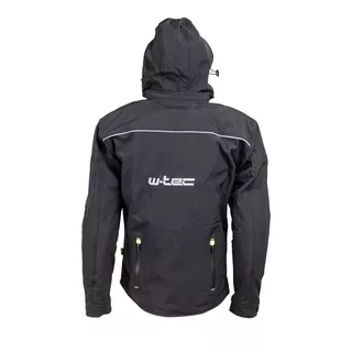 Pánska softshell moto bunda W-TEC Borozef - čierno-zelená