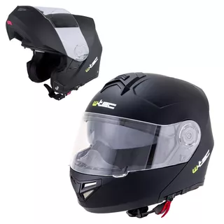 Výklopná moto prilba W-TEC Vexamo - 2.akosť - čierno-šedá