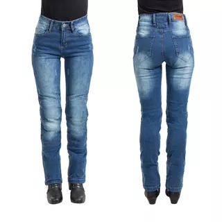 Dámske moto jeansy W-TEC Panimali - 2. akosť - modrá
