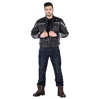 Moto jeansy W-TEC Pawted s nepremokavou membránou