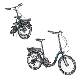 Skladací elektrobicykel Devron 20122 20" - model 2017 - čierna