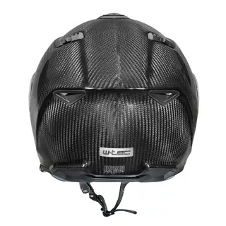 Výklopná moto prilba W-TEC Tensiler - 2. akosť - karbón lesk