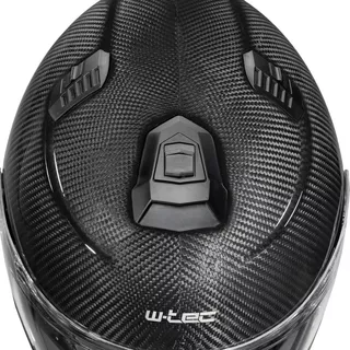 Výklopná moto prilba W-TEC Tensiler - 2. akosť - karbón lesk