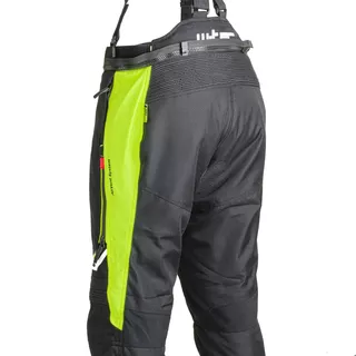 Dámske moto nohavice W-TEC Spirital Lady - čierna-fluo žltá