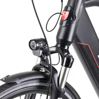 Mestský elektrobicykel Devron 28427 28" 4.0 - Black