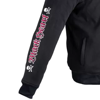 Pánska mikina W-TEC Black Heart Vintage Iron Hoodie - čierna