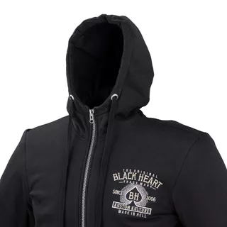 Pánska mikina W-TEC Black Heart Kustom Kulture Hoodie s aramidom - čierna