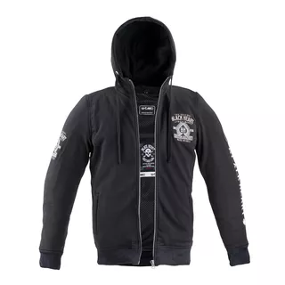 Pánska mikina W-TEC Black Heart Kustom Kulture Hoodie s aramidom - čierna