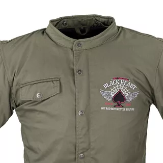 Pánska bunda W-TEC Black Heart Khaki Jacket s aramidom - 2.akosť - Garage Built