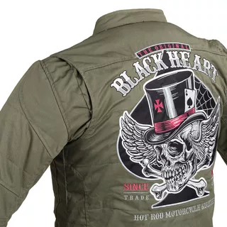 Pánska bunda W-TEC Black Heart Khaki Jacket s aramidom - 2.akosť - Garage Built
