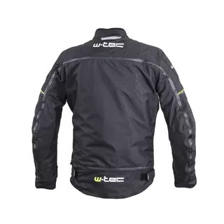 Pánska moto bunda W-TEC Progair - čierna-fluo