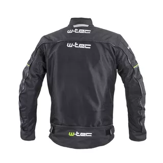 Pánska moto bunda W-TEC Progair - čierna-fluo