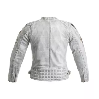 Dámska kožená moto bunda W-TEC Sheawen Lady White - biela