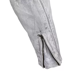 Dámska kožená moto bunda W-TEC Sheawen Lady White - biela