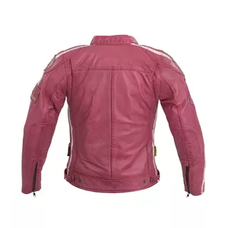 Dámska kožená moto bunda W-TEC Sheawen Lady Pink - ružová