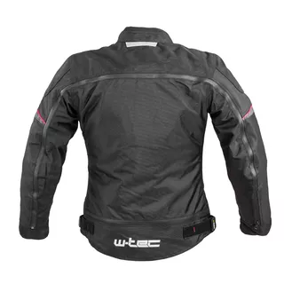 Dámska moto bunda W-TEC Progair Lady - 2. akosť - čierno-ružová
