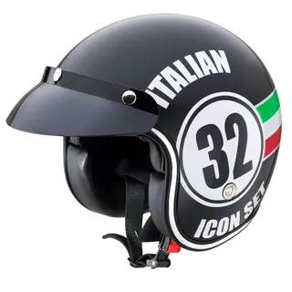 Moto prilba W-TEC Café Racer - 2.akosť - Vintage Stock