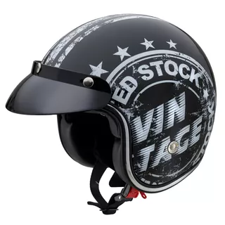 Moto prilba W-TEC Café Racer - 2.akosť - Vintage Stock - Vintage Stock