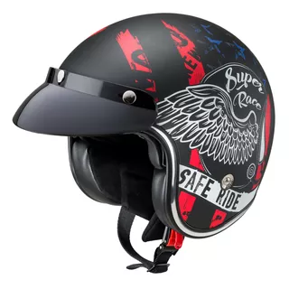 Moto prilba W-TEC Café Racer - 2.akosť - Vintage Stock