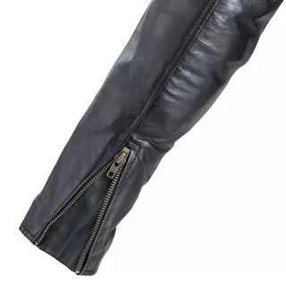 Pánska kožená moto bunda W-TEC Sheawen Classic - čierna