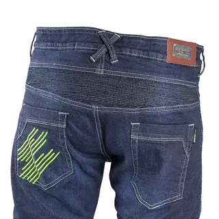 Pánske moto jeansy W-TEC Alfred CE - modrá